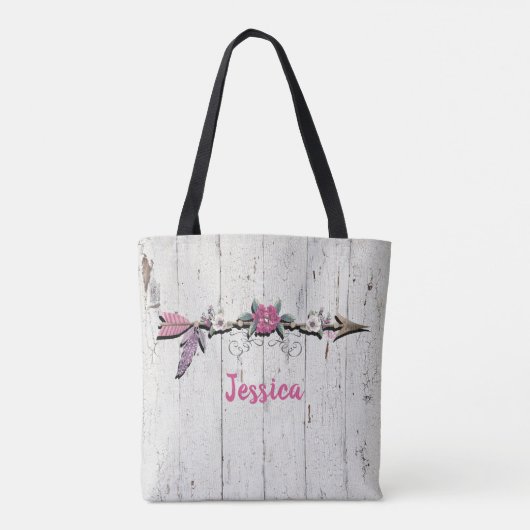 Faith Over Fear Canvas tas (Achterkant)