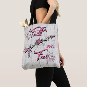 Faith Over Fear Canvas tas