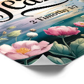 Faith Over Fear – Christelijke muurkunst voor vrou Poster (Hoek)