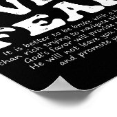 Faith Over Fear Christian  Poster (Hoek)