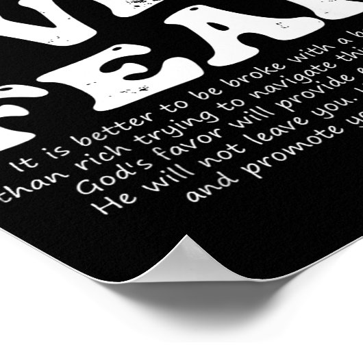 Faith Over Fear Christian  Poster (Hoek)