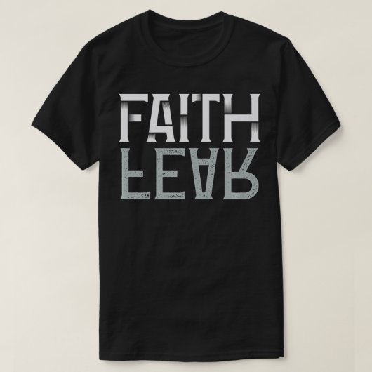 Faith over Fear, Christian Soldier of Jesus Christ T-shirt (Design voorkant)