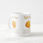 Faith Over Fear (Engelstalige animatie) Koffiemok (Voorkant links)