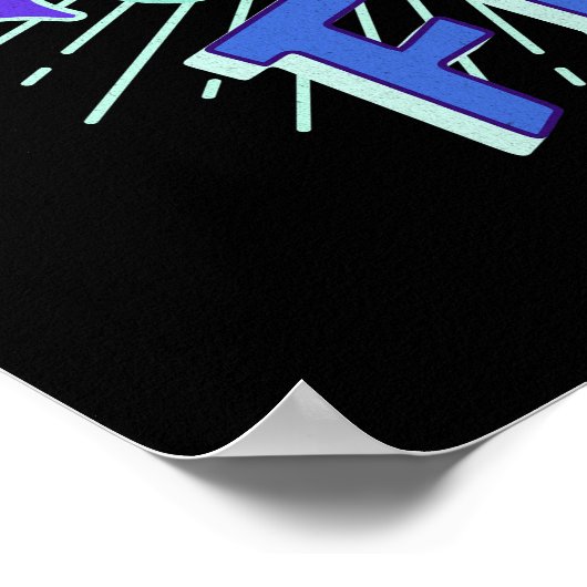 Faith Over Fear Galaxy Burst Design Poster (Hoek)