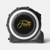 Faith Over Fear Gold en Black Rolmaat (Voorkant)