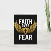 Faith Over Fear Gold Kaart (Voorkant)