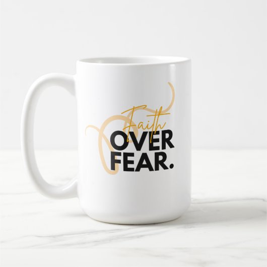 Faith over Fear Koffiemok (Links)