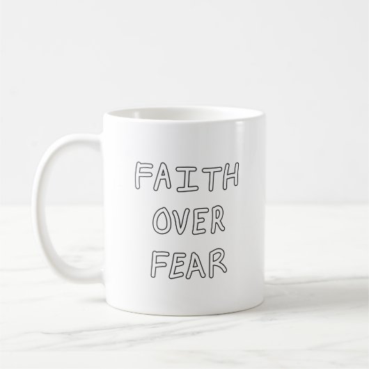 Faith over Fear Koffiemok (Links)