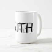 Faith Over Fear Mug Koffiemok (Voorkant rechts)