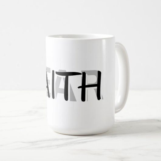 Faith Over Fear Mug Koffiemok (Voorkant rechts)