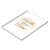 Faith over fear notitieboek (Linkerzijde)