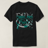Faith Over Fear Scleroderma Awareness Butterfly T-shirt (Design voorkant)