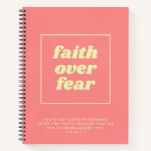 Faith Over Fear Scripture Christian