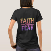 Faith Over Fear  T-shirt (Achterkant)