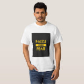 FAITH over FEAR T-Shirt (Voorkant volledig)