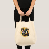 Faith over Fear Tote Bag (Voorkant (product))
