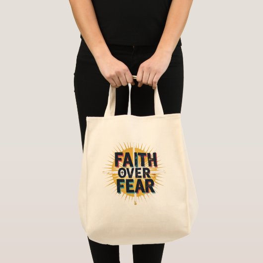 Faith over Fear Tote Bag (Voorkant (product))