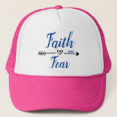 Faith Over Fear Trucker Hat Trucker Pet (Voorkant)