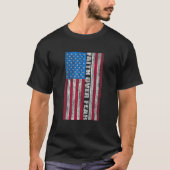 Faith Over Fear  USA Flag T Shirt (Voorkant)