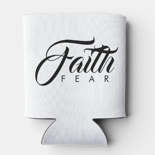 Faith Over Fear White Blikjeskoeler (Achterkant)