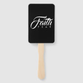 Faith Over Fear White en Black Handwaaier (Achterkant)