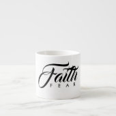 Faith Over Fear White Espresso Kop (Voorkant)