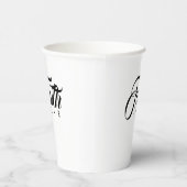 Faith Over Fear White Papieren Bekers (Rechts)