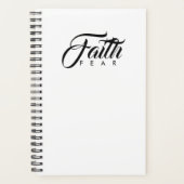 Faith Over Fear White Planner (Voorkant)