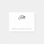 Faith Over Fear White Post-it® Notes (Voorkant)