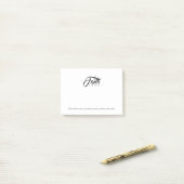 Faith Over Fear White Post-it® Notes (Op bureau)