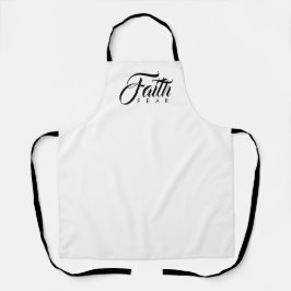 Faith Over Fear White Schort