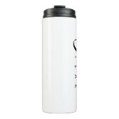 Faith Over Fear White Thermosbeker (Voorkant)