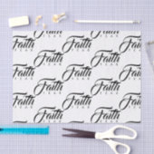 Faith Over Fear White Tissuepapier (Craft)