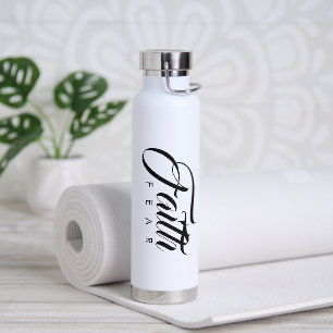 Faith Over Fear White Waterfles