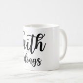 Faith Over Feelings Coffee Mug Koffiemok (Voorkant rechts)