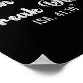 Faith Over Freak Outs Isaiah 41_10 Christian Bible Poster (Hoek)