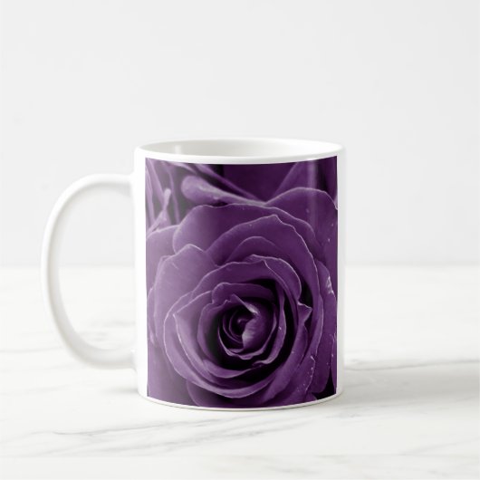 Faith Paarse Rozen 11oz Klassieke Mok (Links)