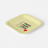 Faith Paper-Bord Papieren Bordje (Gebogen)