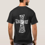 Faith Peace Hope Love Dove Christian T-Shirt  (Achterkant)