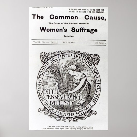 Faith, Perseverance, Patience, 1911 Poster (Voorkant)