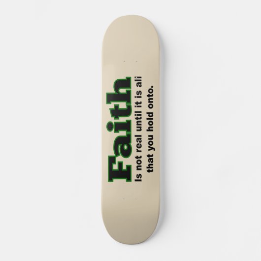 Faith Persoonlijk Skateboard (Voorkant)