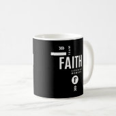 Faith Persoonlijke naam Birthday Gift Koffiemok (Voorkant rechts)