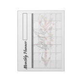 Faith pijl maandelijkse planner sheets notitieblok (Linkerzijde)