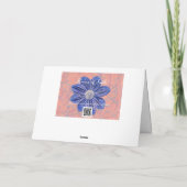 Faith Pink Blush Roos Bijbelvers Gedachten Kaart (Achterkant)