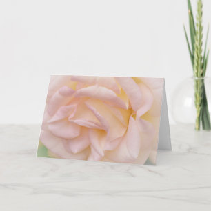Faith Pink Blush Roos Bijbelvers Gedachten Kaart