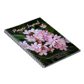Faith Pink Flower Blosbezems Prayer Journal Notiti Notitieboek (Rechterzijde)