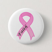Faith Pink Ribbon Button (Voorkant)