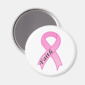 Faith Pink Ribbon Magnet (Voorkant / Achterkant)