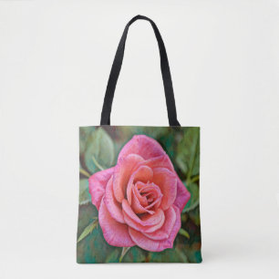 Faith Pink Rose Art Tas