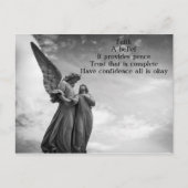 Faith Poem Briefkaart (Voorkant)